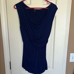 Express Midnight Blue Sleeveless Top